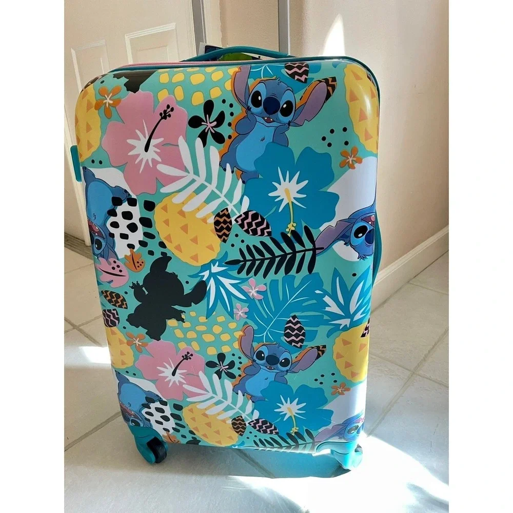 Lilo and Stitch Disney Carry on suitcase 20''‎ Rolling Travel Trip Ohana